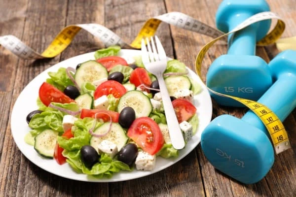 Example of good diet and exercise Radlett