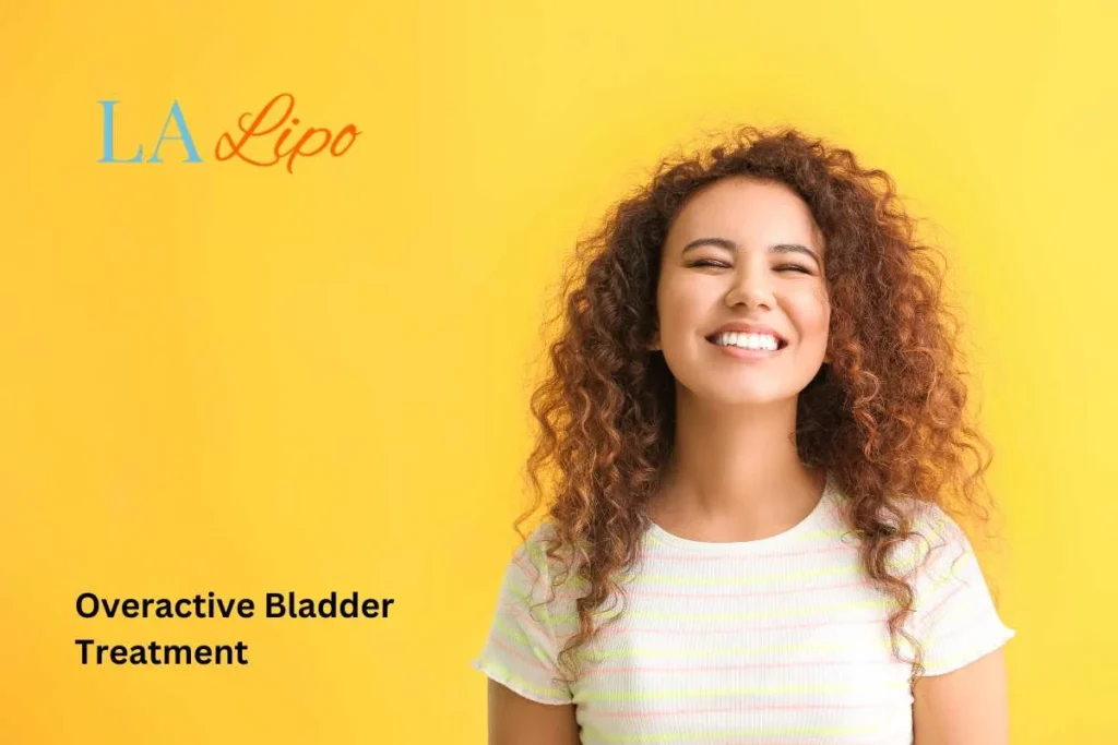 woman smiling about overactive bladder treatment Radlett solutions